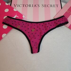 Rare VTG VS PINK Extreme Low Rider Graphic Cotton Boy Thong Panty Size M